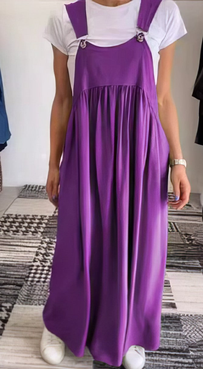 CAMILLE - FLUID DRESS WITHOUT SLEEVES