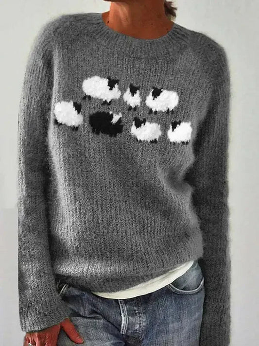 BARBARA - RETRO AUTUMN SWEATER FOR STYLE AND WARMTH
