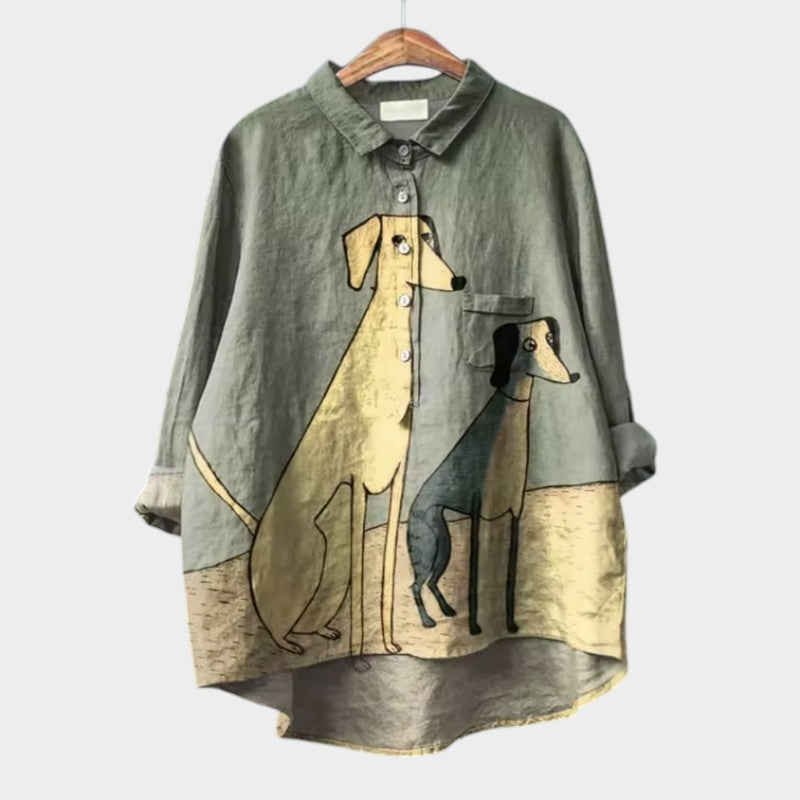 Palmira – playful charm everyday blouse