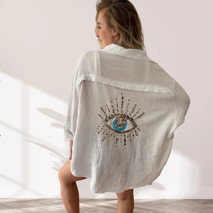 Naya – cloudlight oversized drape shirt