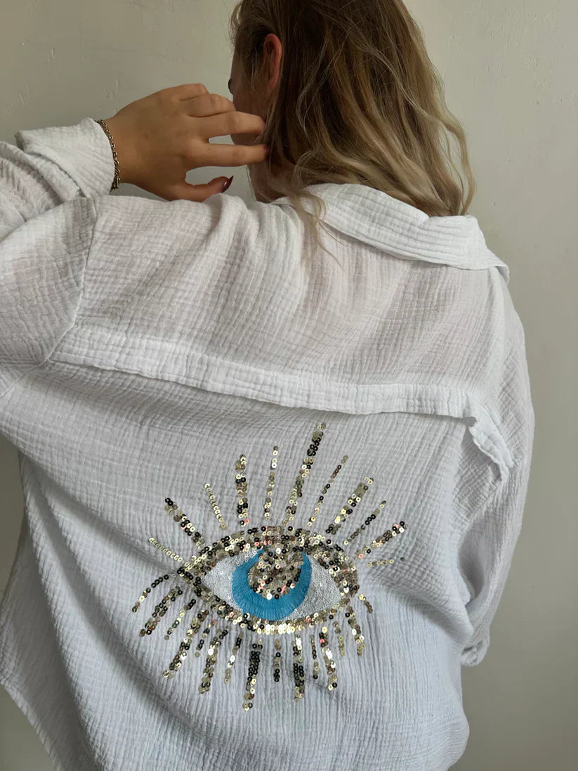 Naya – cloudlight oversized drape shirt
