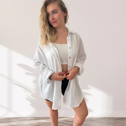 Naya – cloudlight oversized drape shirt