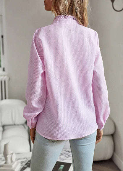 Belle – effortless charm polo blouse