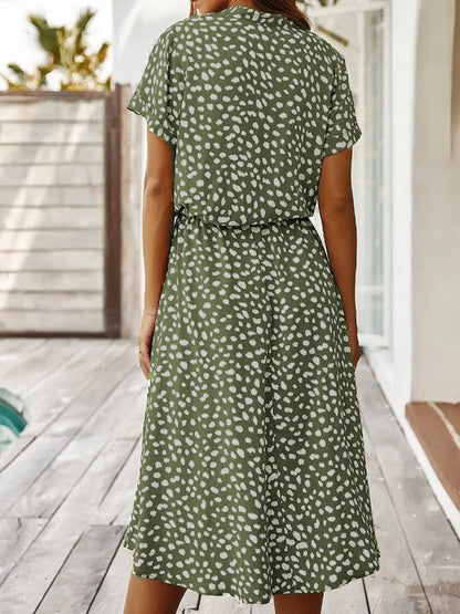 EDITH - ELEGANT V-NECK DRESS