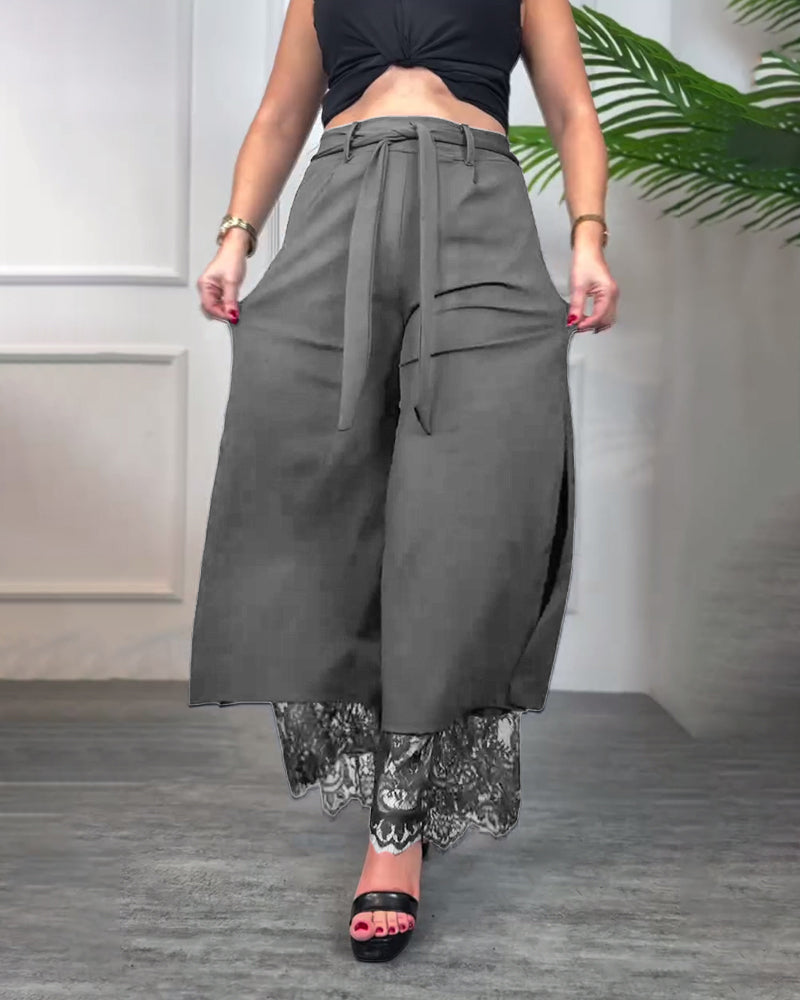 ELEGANT - EMBROIDERED TROUSERS