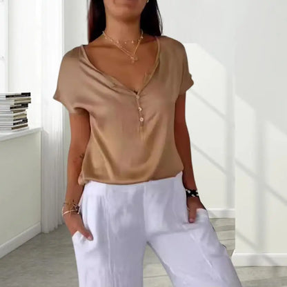 Danique – soft charm evening blouse