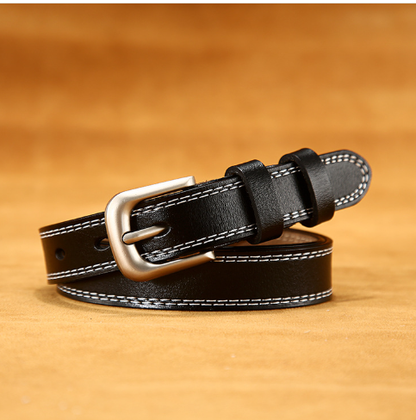 ILARIA – LEATHER WOMEN'S BELT (2.2 CM)