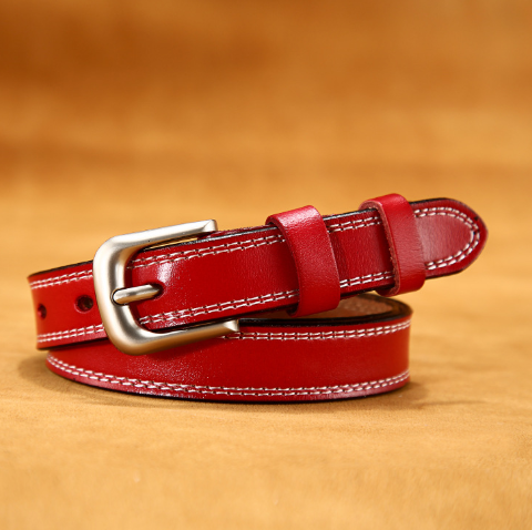 ILARIA – LEATHER WOMEN'S BELT (2.2 CM)