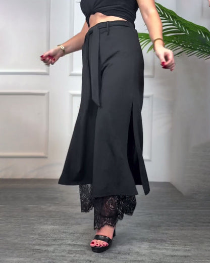 ELEGANT - EMBROIDERED TROUSERS