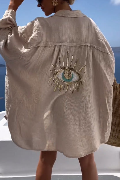 Naya – cloudlight oversized drape shirt