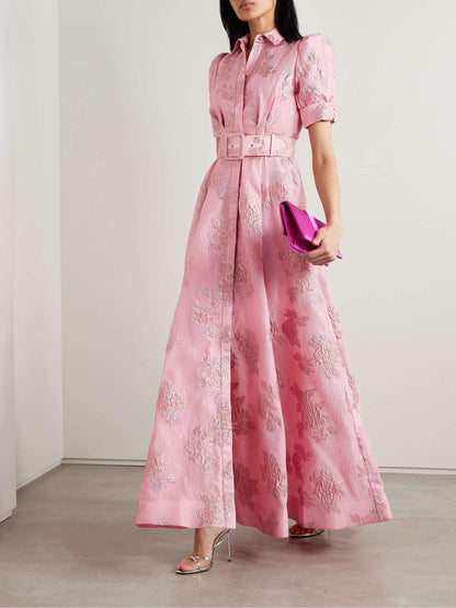 ANABELLA - SHORT DRESS WITH PUFF SLEEVES