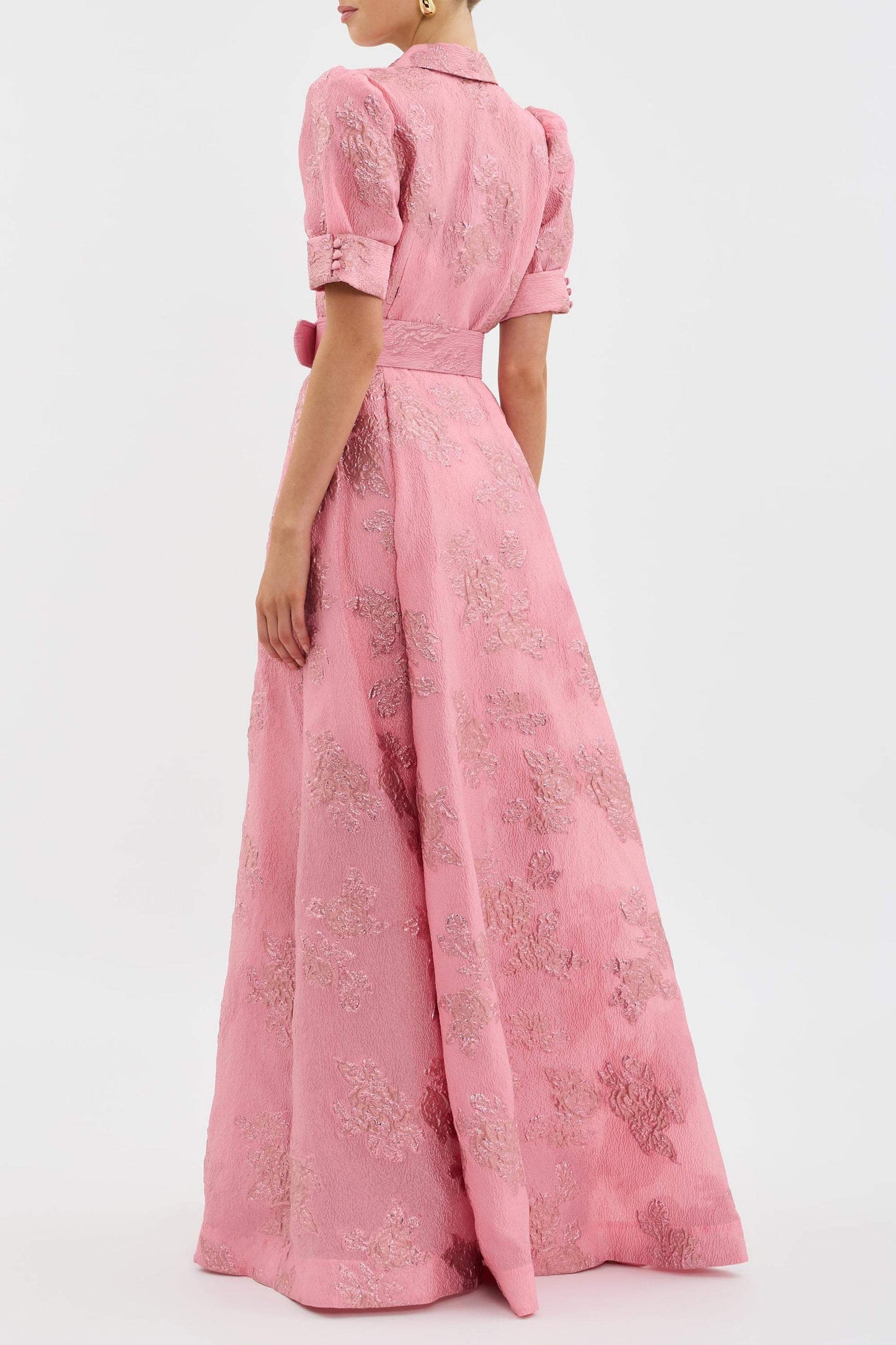 ANABELLA - SHORT DRESS WITH PUFF SLEEVES