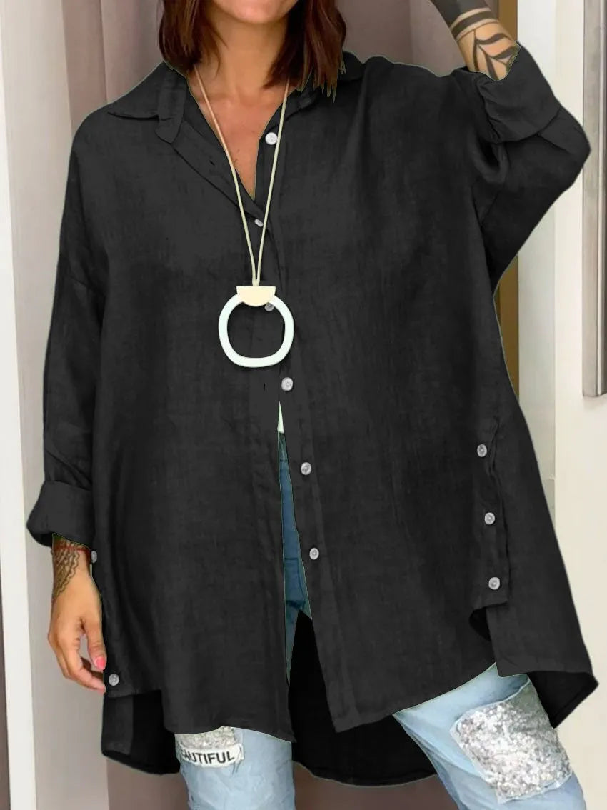 Sophia – relaxed elegance button shirt