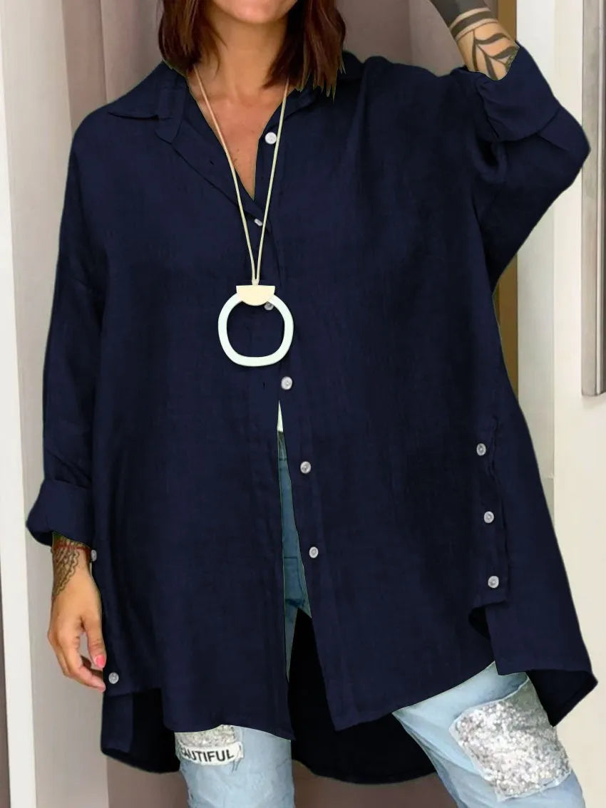 Sophia – relaxed elegance button shirt