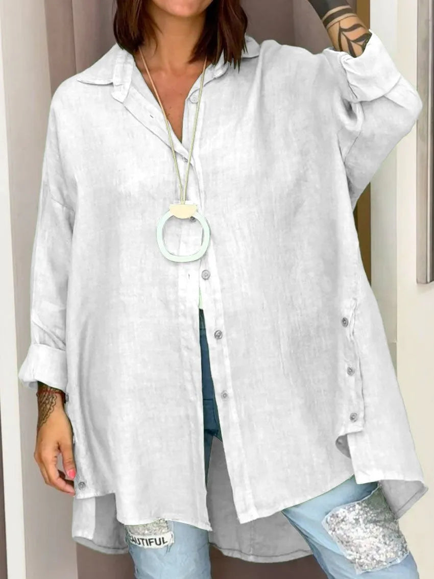 Sophia – relaxed elegance button shirt