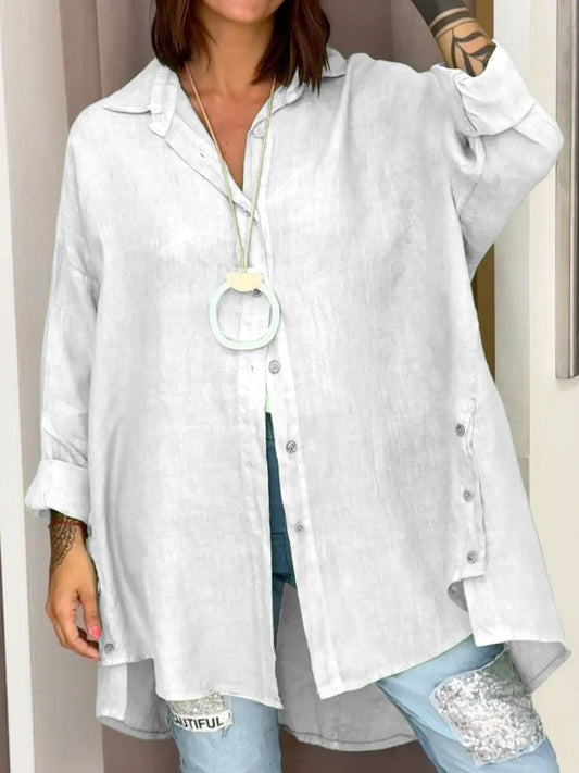 Sophia – relaxed elegance button shirt