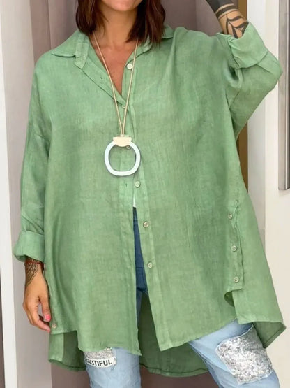 Sophia – relaxed elegance button shirt