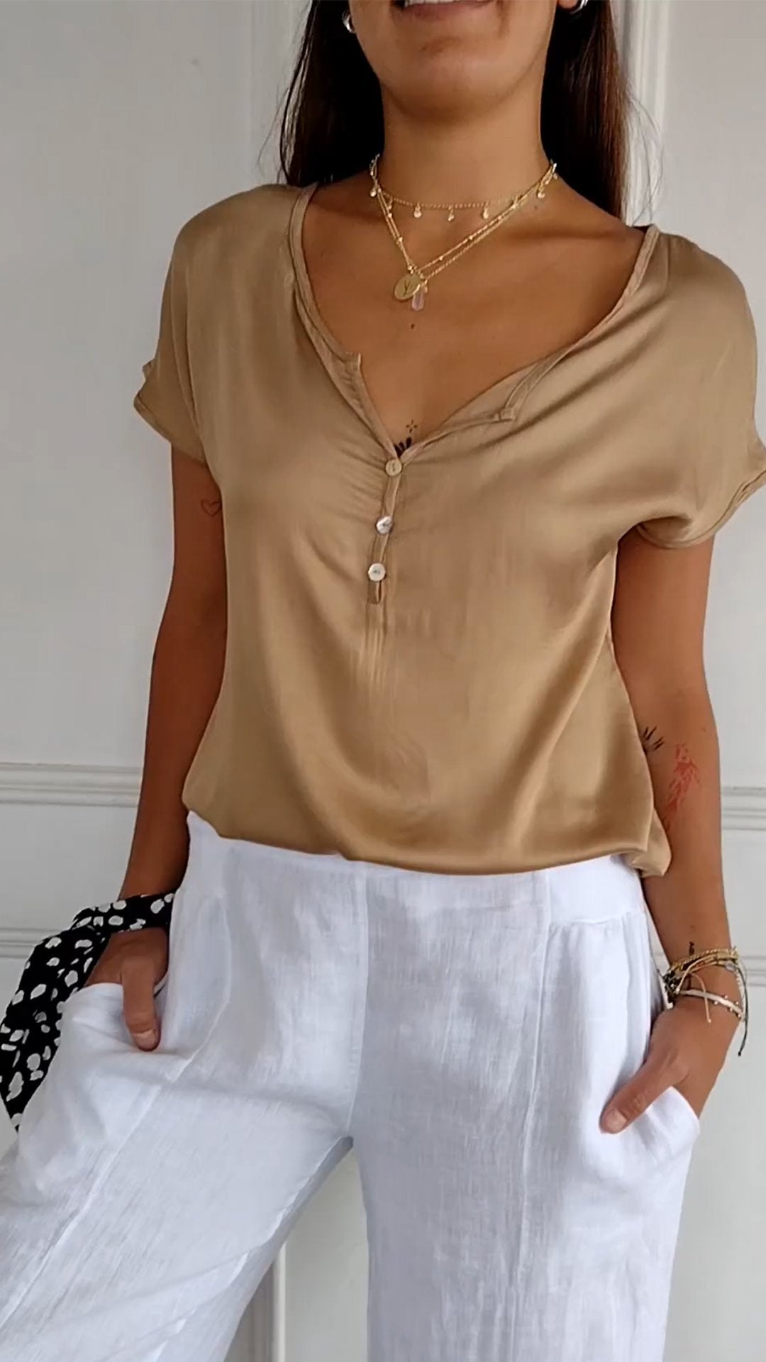 Sylvette – modern grace top