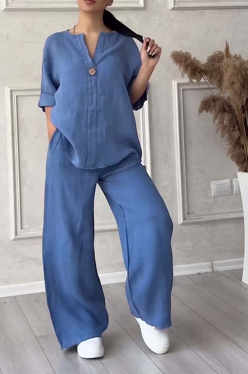 DARLA - COZY CHIC TWO-PIECE LOUNGEWEAR SET