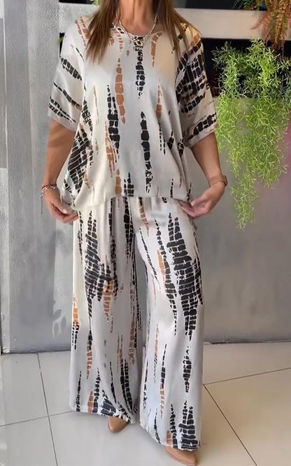 MARIE - STYLISH PRINTED CASUAL ENSEMBLE