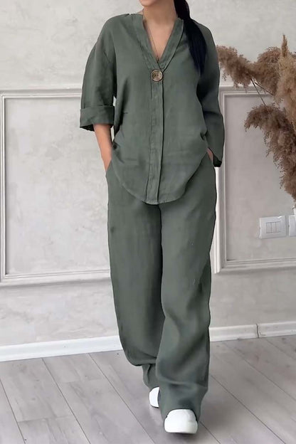 DARLA - COZY CHIC TWO-PIECE LOUNGEWEAR SET