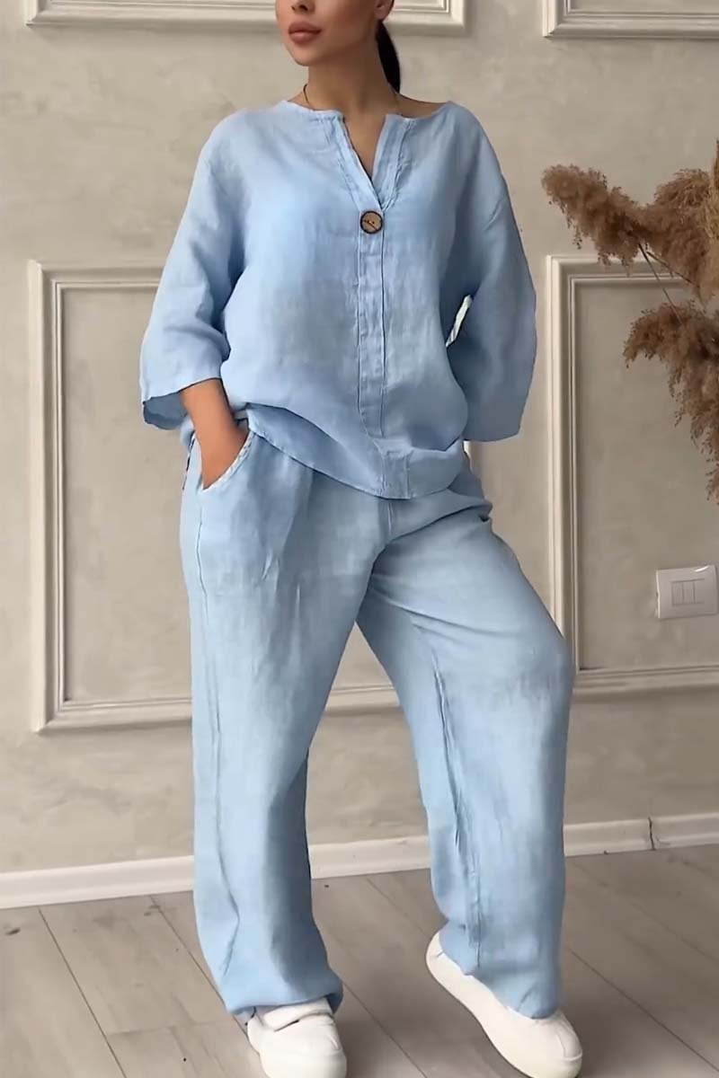 DARLA - COZY CHIC TWO-PIECE LOUNGEWEAR SET