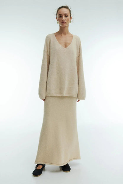 Mia – soft twilight knitwear set
