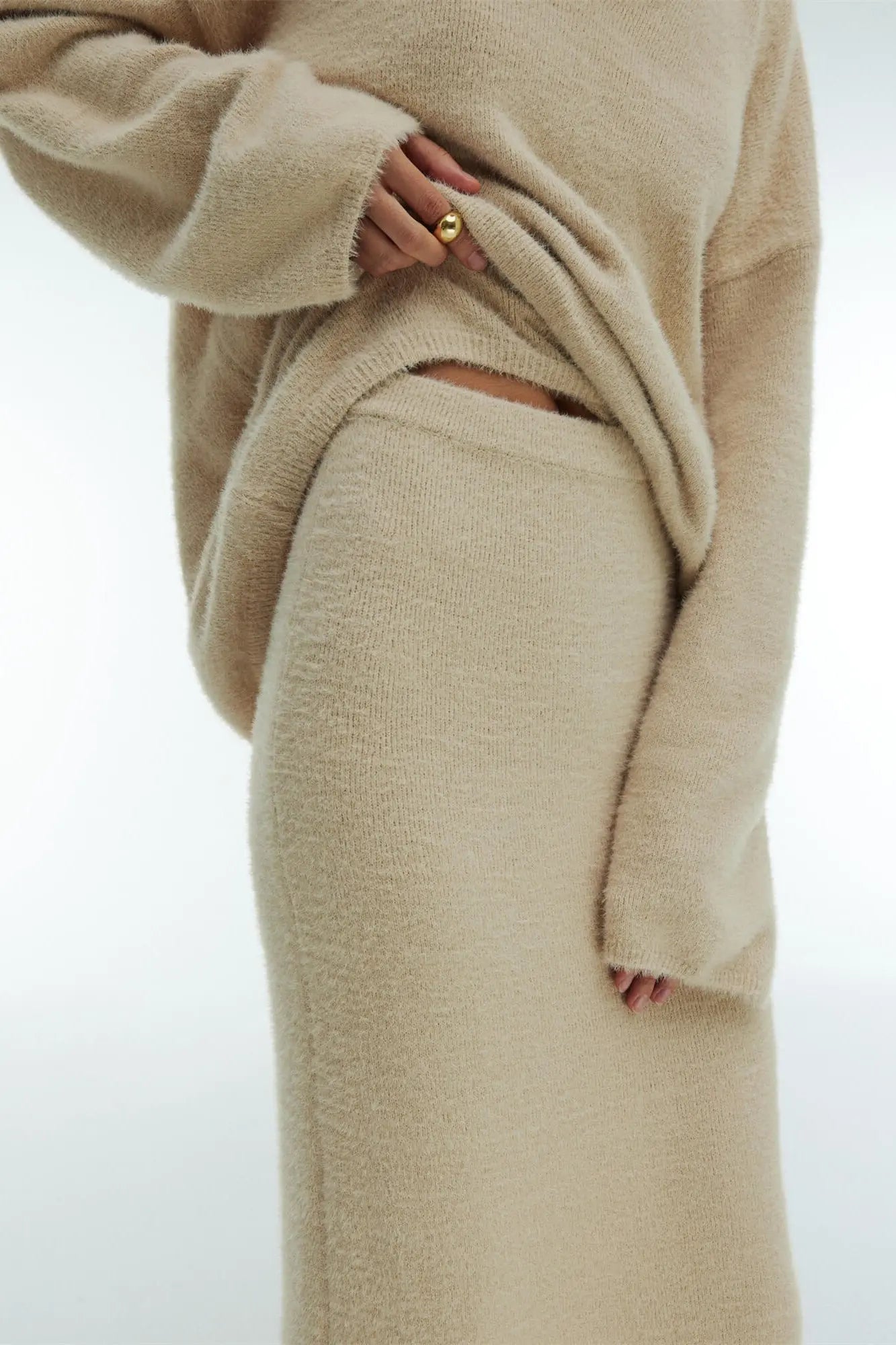 Mia – soft twilight knitwear set