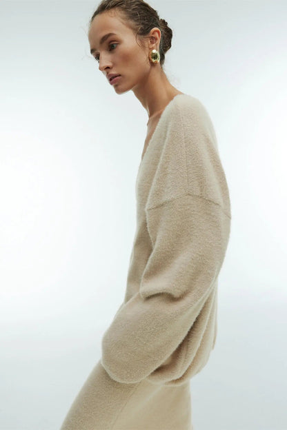 Mia – soft twilight knitwear set