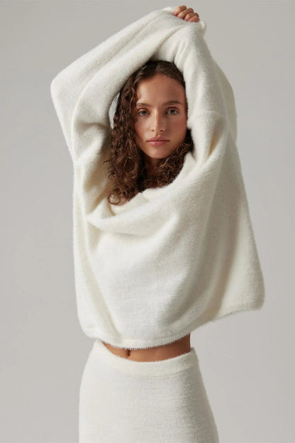 Mia – soft twilight knitwear set