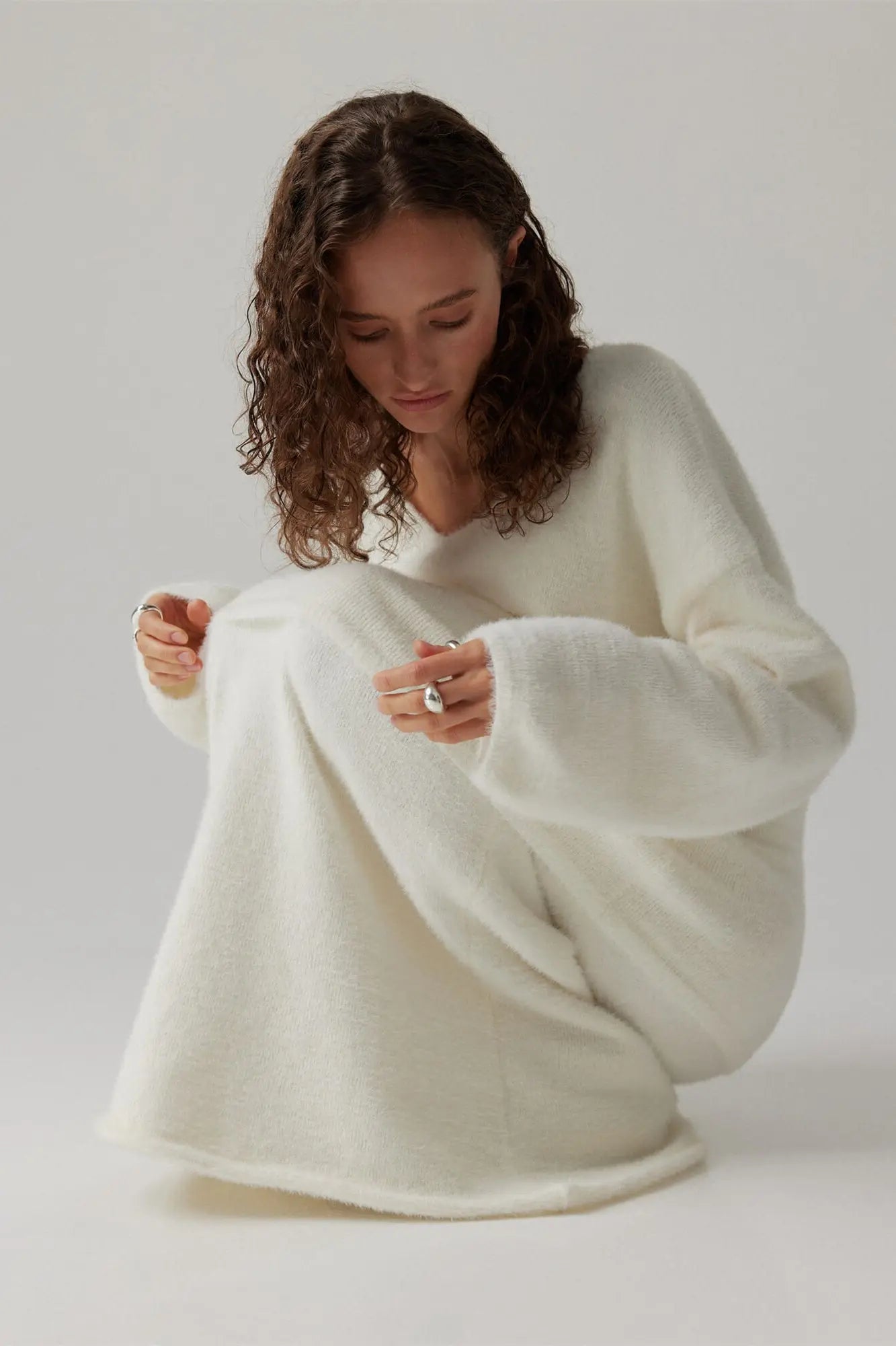 Mia – soft twilight knitwear set