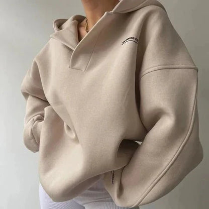 Mai – soft elegance oversized hoodie
