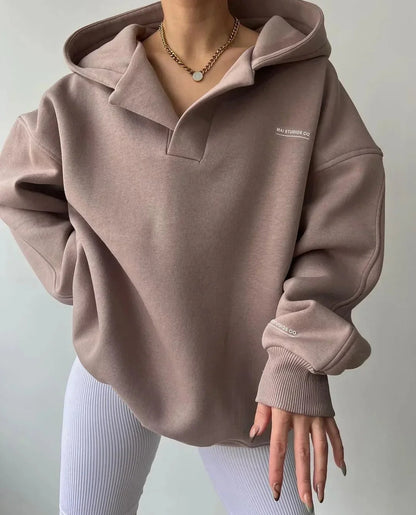 Mai – soft elegance oversized hoodie