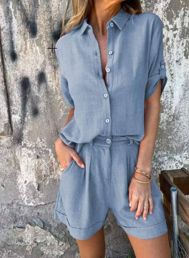 Linnea - Lightweight linen set