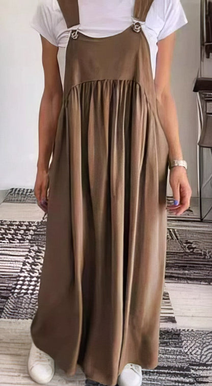 CAMILLE - FLUID DRESS WITHOUT SLEEVES