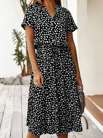 EDITH - ELEGANT V-NECK DRESS