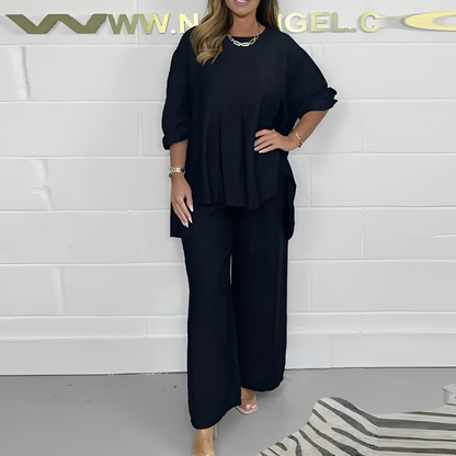 Jaén Set – elegant flow with long sleeves and wide legs