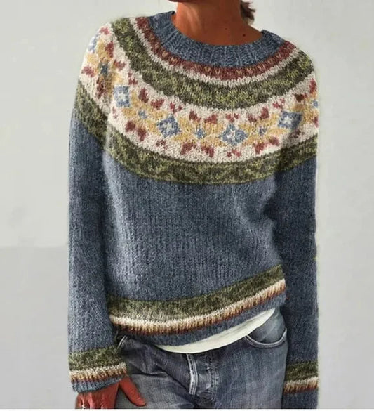 LIVIA - RETRO AUTUMN SWEATER FOR STYLE AND WARMTH