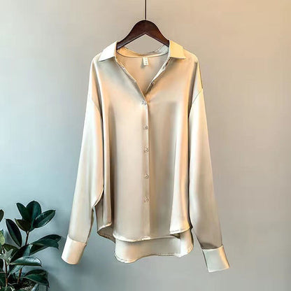 Women's Satin Blouse - CAMICIA
