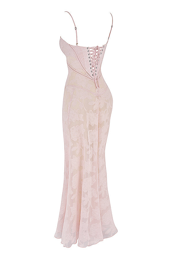 PAULETTE - LONG CORSET DRESS