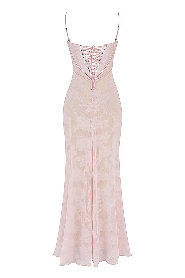 PAULETTE - LONG CORSET DRESS