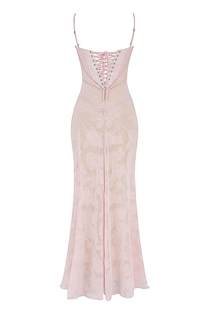 PAULETTE - LONG CORSET DRESS