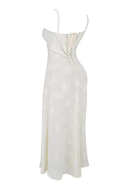 PAULETTE - LONG CORSET DRESS