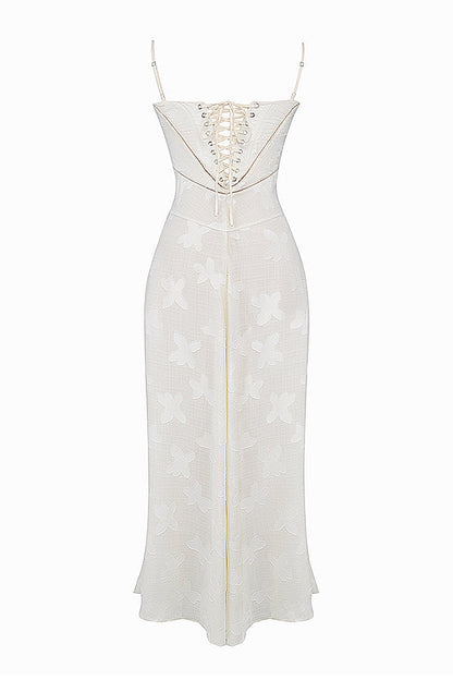 PAULETTE - LONG CORSET DRESS