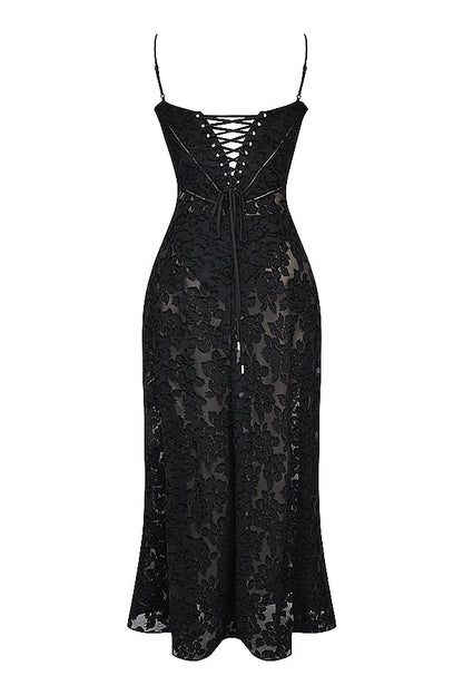 PAULETTE - LONG CORSET DRESS