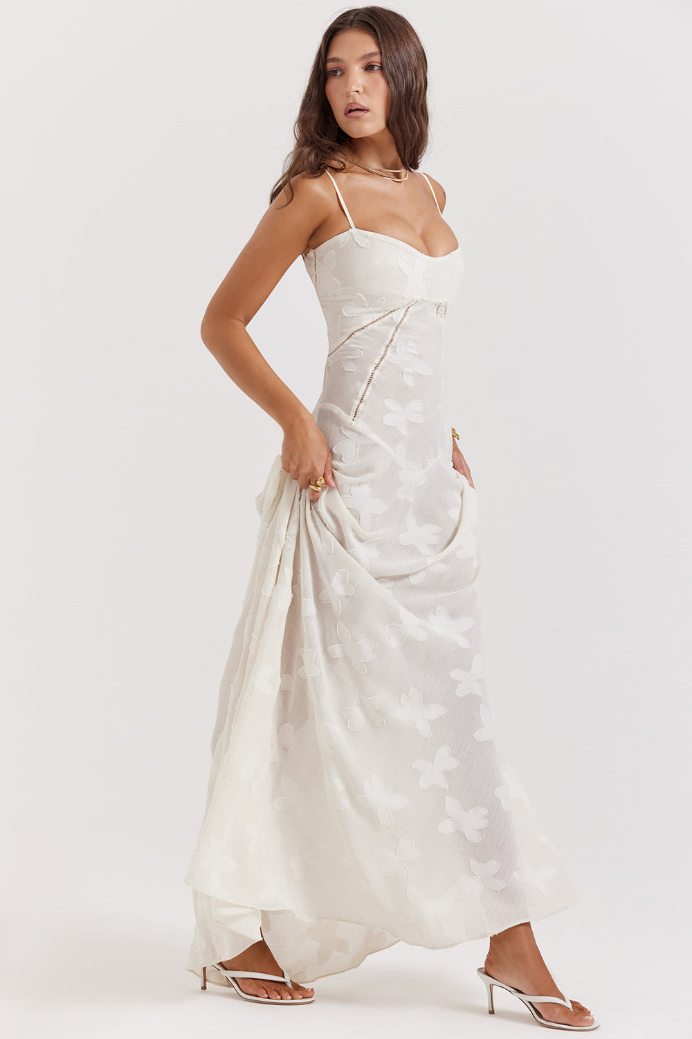 PAULETTE - LONG CORSET DRESS