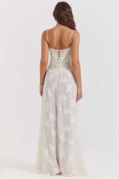 PAULETTE - LONG CORSET DRESS