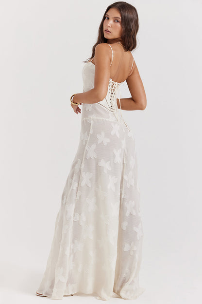 PAULETTE - LONG CORSET DRESS