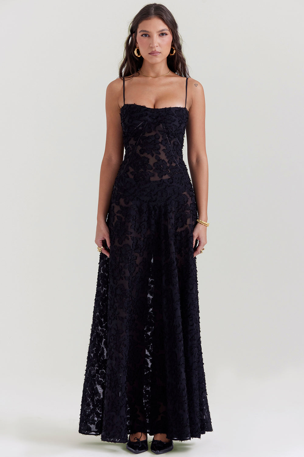 PAULETTE - LONG CORSET DRESS
