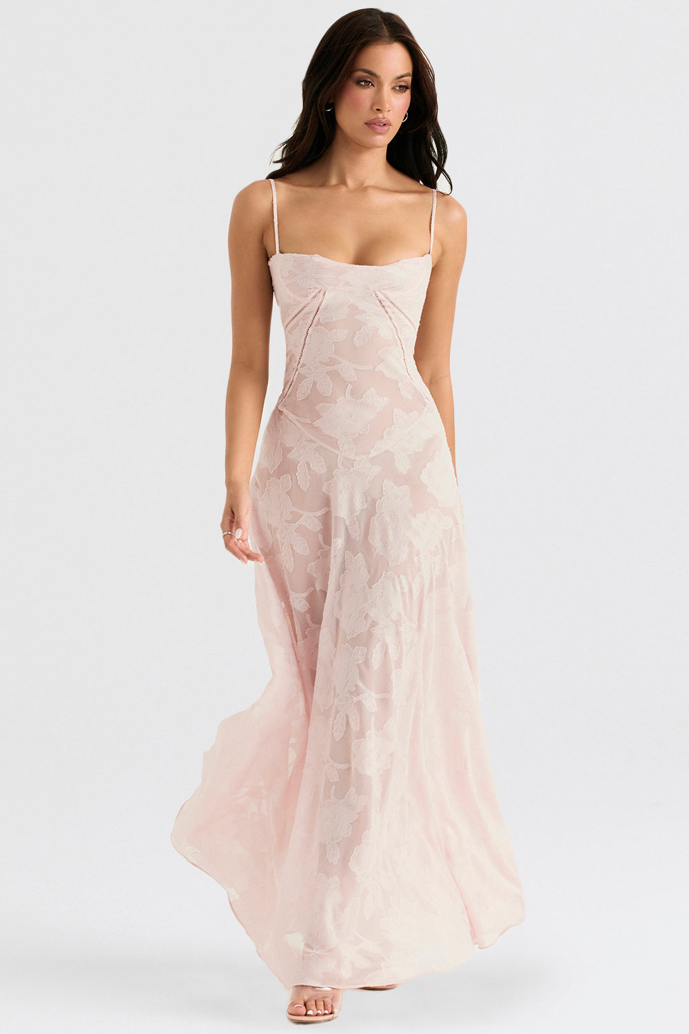 PAULETTE - LONG CORSET DRESS